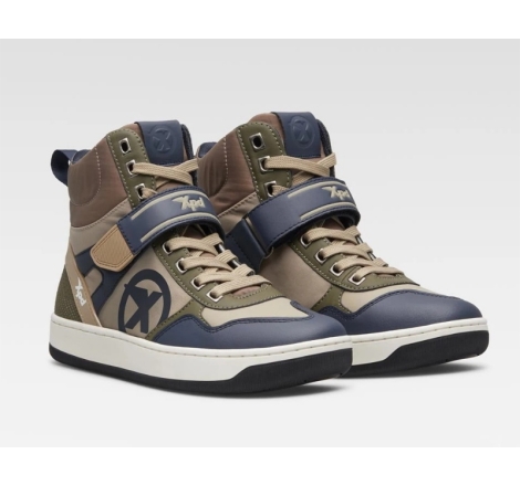 Scarpe Moto Xpd Moto Pro Verde Beige