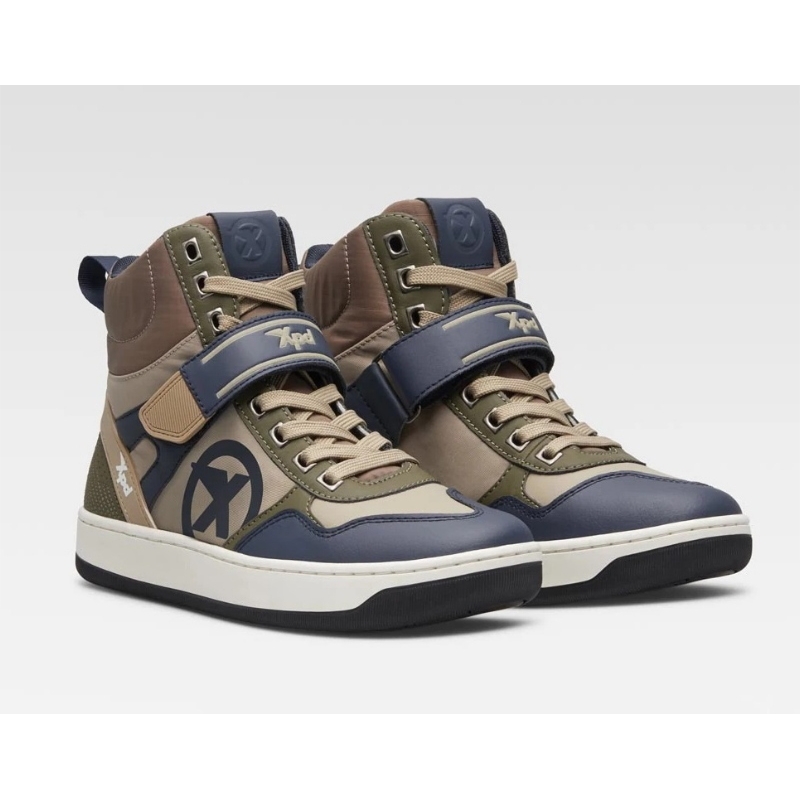 Scarpe Moto Xpd Moto Pro Verde Beige