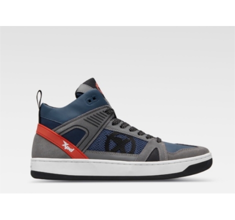 Scarpe Moto Xpd Moto Moto-1 Blu Grigio Nero