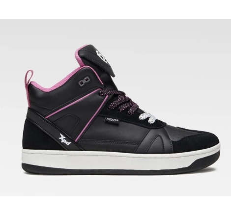 Scarpe Moto Xpd Moto Moto-1 Lady H2out impermeabile Nero Fucsia