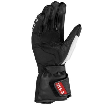 Guanti Moto Pelle Spidi STS-3 Nero Rosso