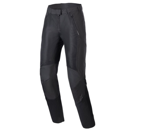 Pantaloni moto Alpinestars in tessuto traforato Stella C-1 Air Nero