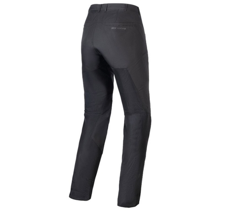 Pantaloni moto Alpinestars in tessuto traforato Stella C-1 Air Nero