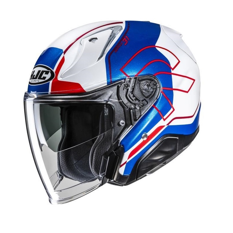 Casco Jet Hjc RPHA 31 Dereen Bianco Rosso Blu