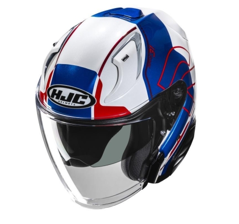 Casco Jet Hjc RPHA 31 Dereen Bianco Rosso Blu