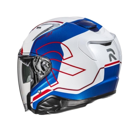 Casco Jet Hjc RPHA 31 Dereen Bianco Rosso Blu