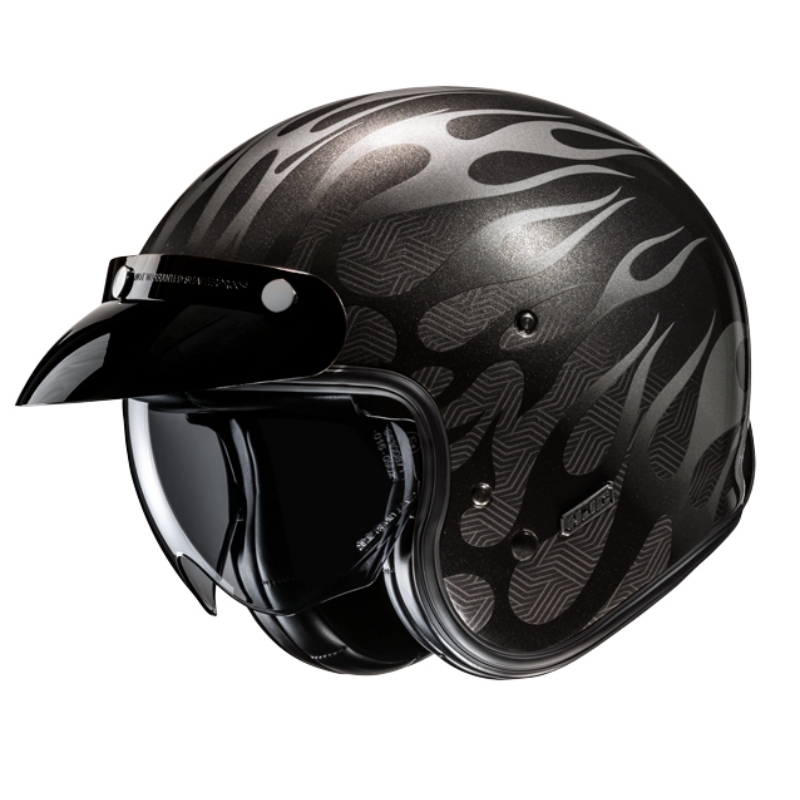 Casco Jet Hjc V31 Firo MC5 Grigio