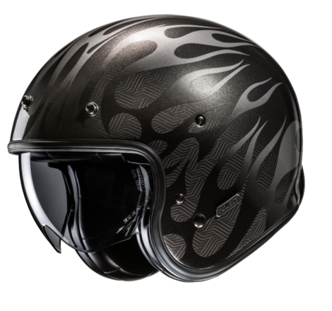 Casco Jet Hjc V31 Firo MC5 Grigio