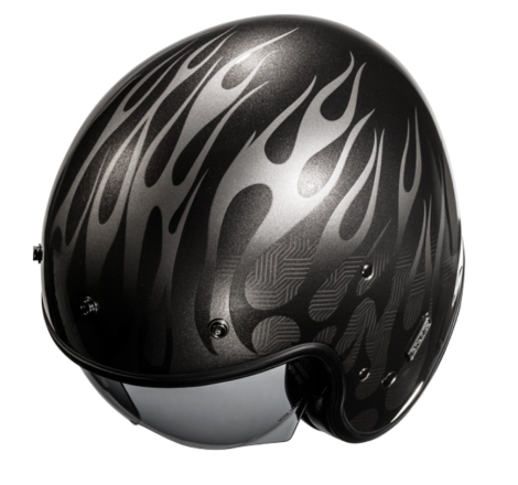 Casco Jet Hjc V31 Firo MC5 Grigio