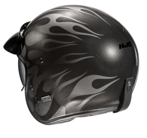 Casco Jet Hjc V31 Firo MC5 Grigio