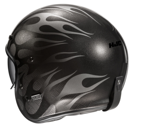 Casco Jet Hjc V31 Firo MC5 Grigio