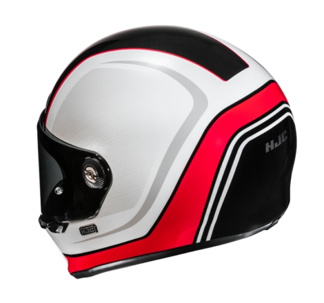 Casco Modulare Hjc V10 Hodu Mc1 Bianco Rosso