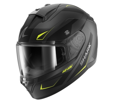 Casco integrale Shark RIDILL 2 Mekarium Antracite Giallo Opaco
