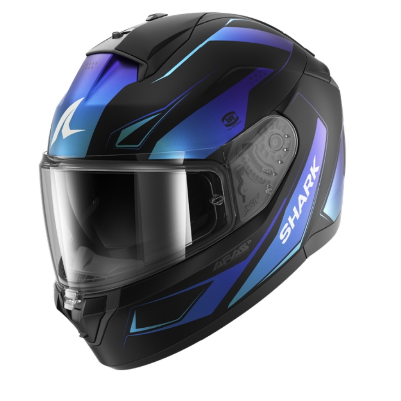 Casco integrale Shark RIDILL 2 Mekarium Nero Blu Opaco