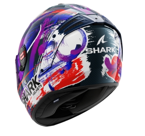 Casco Integrale Shark Spartan RS Carbon Zarco signature Carbonio Viola Bianco