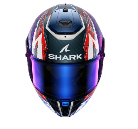 Casco Integrale Shark Spartan RS Carbon Zarco signature Carbonio Viola Bianco