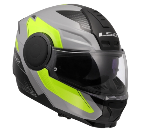 Casco Modulare FF902 Ls2 Scope II Duria Grigio Giallo