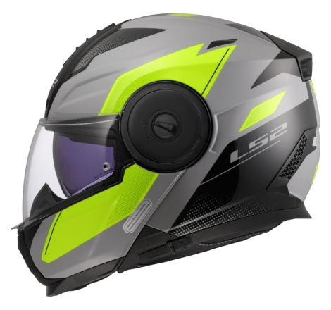 Casco Modulare FF902 Ls2 Scope II Duria Grigio Giallo