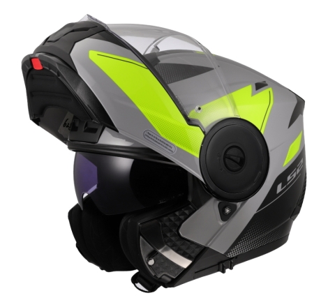Casco Modulare FF902 Ls2 Scope II Duria Grigio Giallo