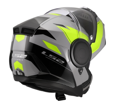 Casco Modulare FF902 Ls2 Scope II Duria Grigio Giallo
