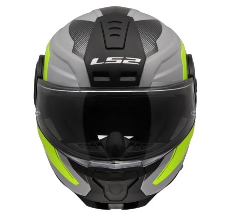 Casco Modulare FF902 Ls2 Scope II Duria Grigio Giallo