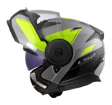 Casco Modulare FF902 Ls2 Scope II Duria Grigio Giallo