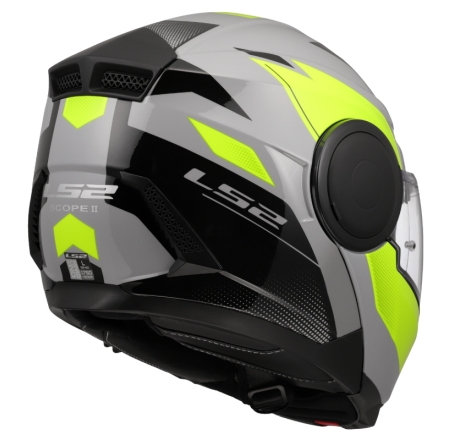 Casco Modulare FF902 Ls2 Scope II Duria Grigio Giallo