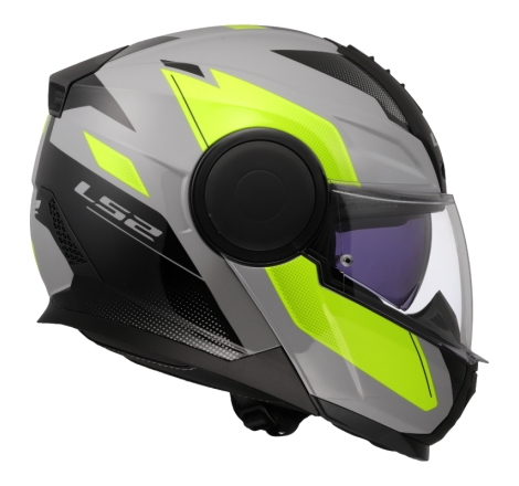 Casco Modulare FF902 Ls2 Scope II Duria Grigio Giallo