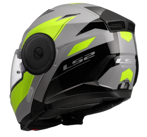 Casco Modulare FF902 Ls2 Scope II Duria Grigio Giallo