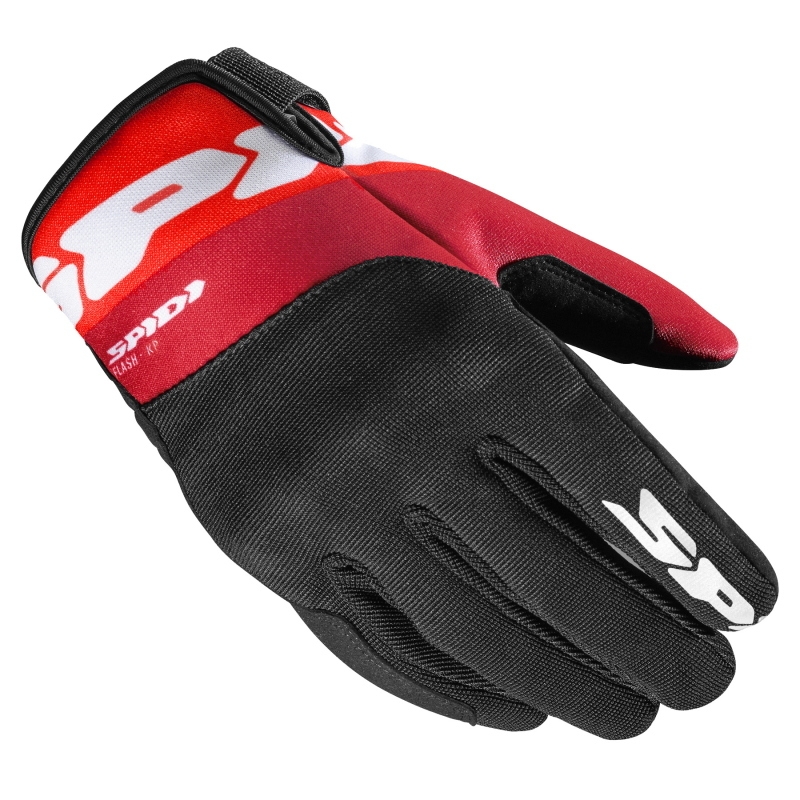 Guanti Spidi FLASH-KP Nero Rosso