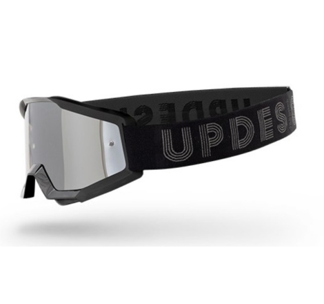 Maschera Off Road UP DESIGN Dynamite Nero Lente a Specchio