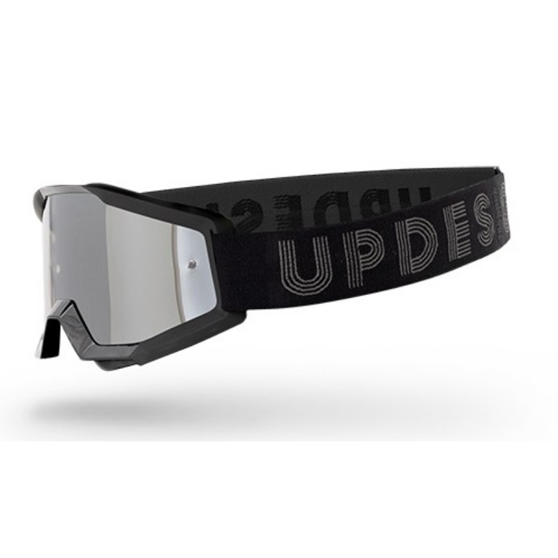 Maschera Off Road UP DESIGN Dynamite Nero Lente a Specchio