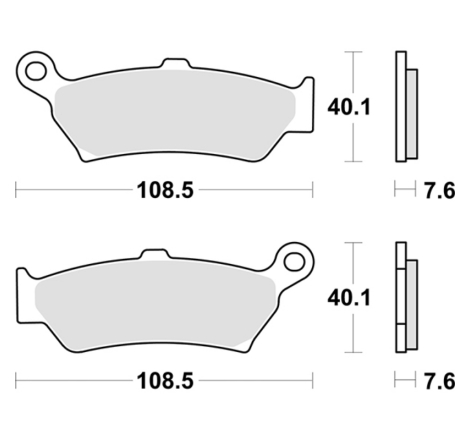 Pastiglie Freno SBS 1005 LS Sinterizzate Posteriori