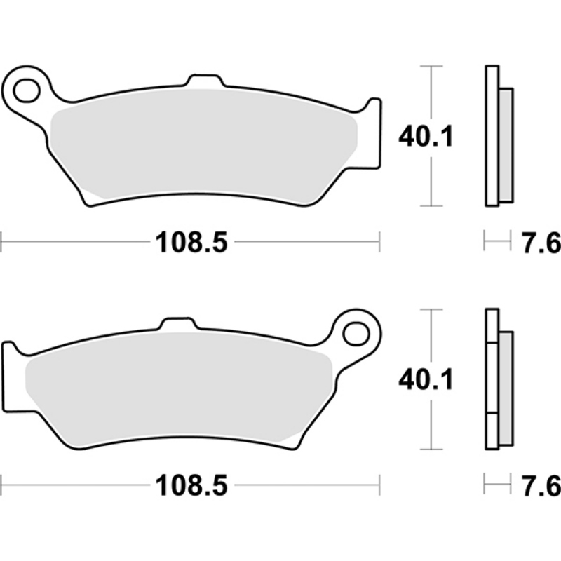 Pastiglie Freno SBS 1005 LS Sinterizzate Posteriori