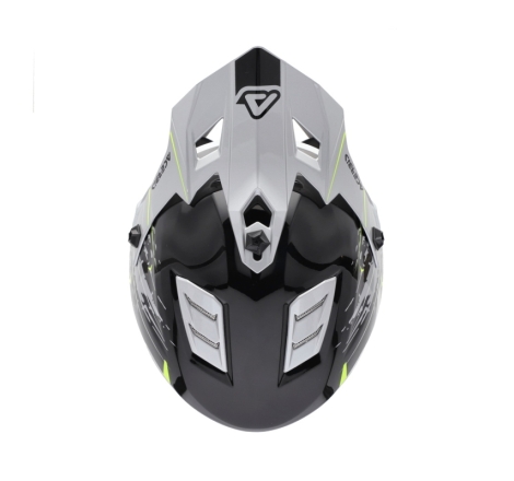 Casco Cross Acerbis PROFILE JUNIOR Nero Giallo Fluo