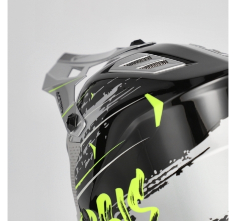 Casco Cross Acerbis PROFILE JUNIOR Nero Giallo Fluo