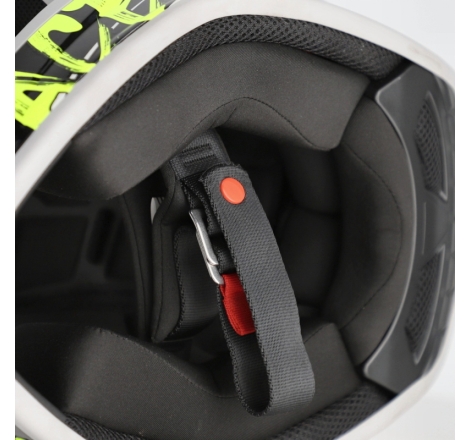 Casco Cross Acerbis PROFILE JUNIOR Nero Giallo Fluo