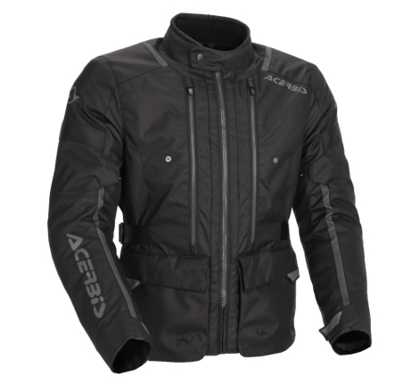 Giacca moto Acerbis X-TRAVEL 2.0 Triplo Strato Nero Grigio
