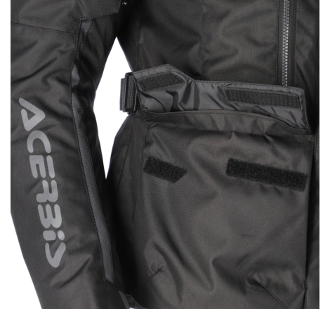 Giacca moto Acerbis X-TRAVEL 2.0 Triplo Strato Nero Grigio