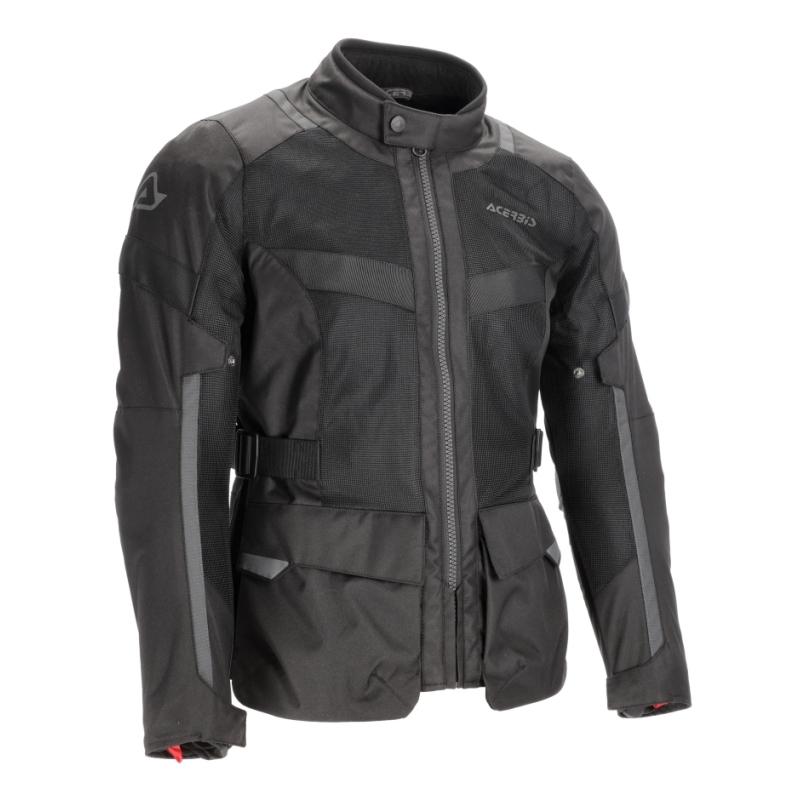 Giubbino Moto Acerbis Estivo Ramsey Lunga Ventilata Donna Nero
