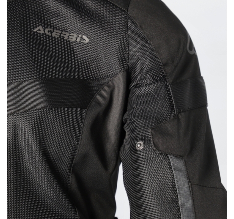 Giubbino Moto Acerbis Estivo Ramsey Lunga Ventilata Donna Nero