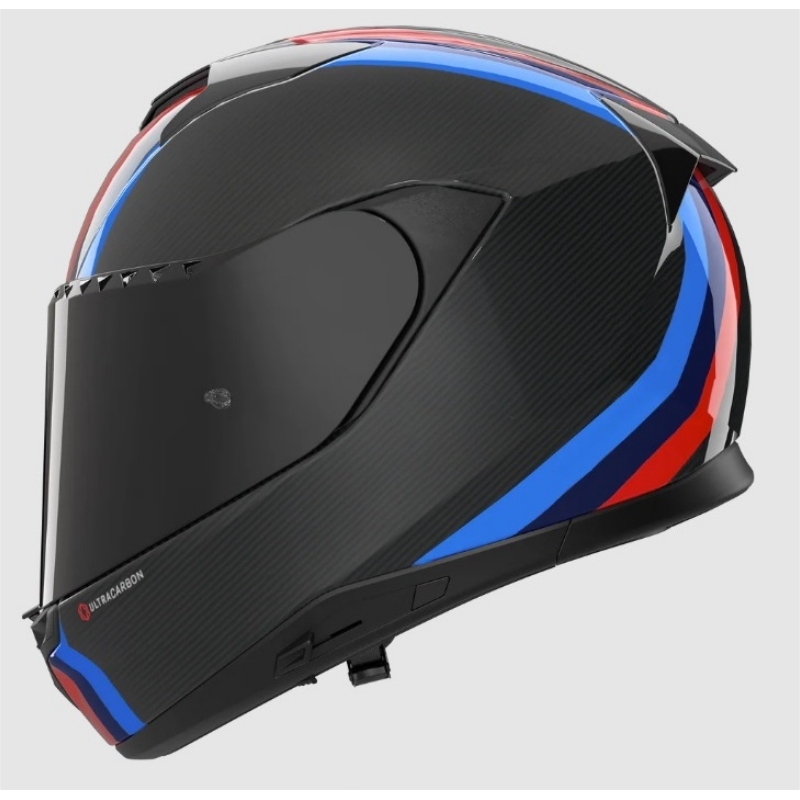 Casco Integrale Nolan X-904 Ultra Carbon Gemini Bianco Rosso Blu