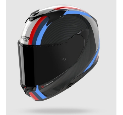 Casco Integrale Nolan X-904 Ultra Carbon Gemini Bianco Rosso Blu