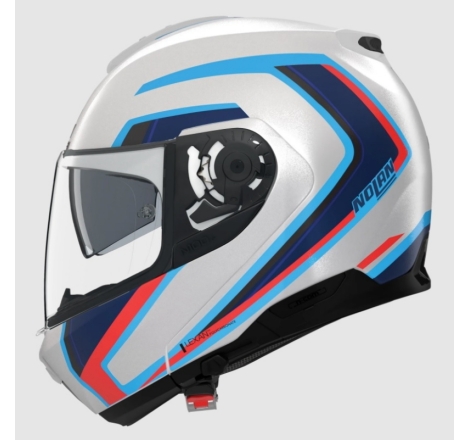 Casco Modulare Nolan N100-6 Radiante Bianco Blu Rosso