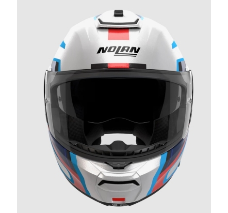 Casco Modulare Nolan N100-6 Radiante Bianco Blu Rosso