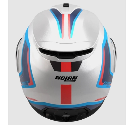 Casco Modulare Nolan N100-6 Radiante Bianco Blu Rosso