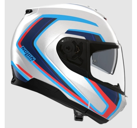 Casco Modulare Nolan N100-6 Radiante Bianco Blu Rosso