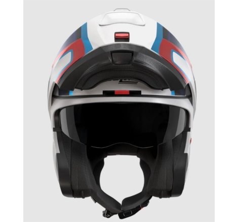 Casco Modulare Nolan N100-6 Radiante Bianco Blu Rosso