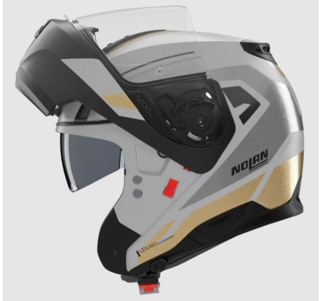 Casco Modulare Nolan N100-6 Cinetico Grigio Nero Antracite Oro