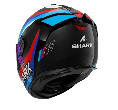 Casco Integrale Shark SPARTAN GT PRO CARBON Guintolini Carbonio Blu Rosso
